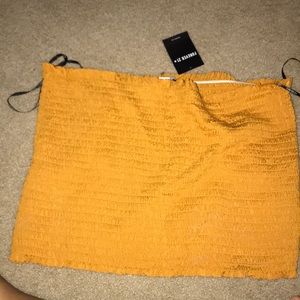 Mustard tube top